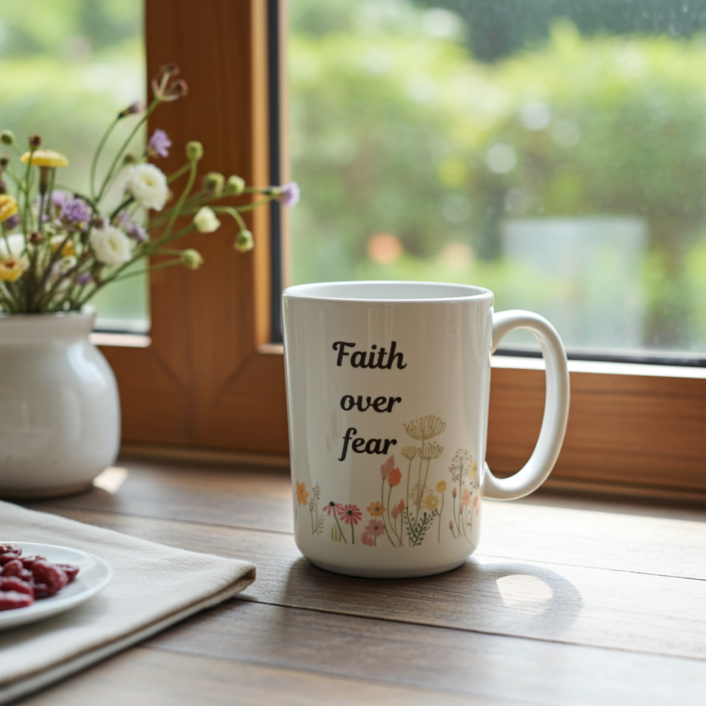 Faith Over Fear Coffee Mug