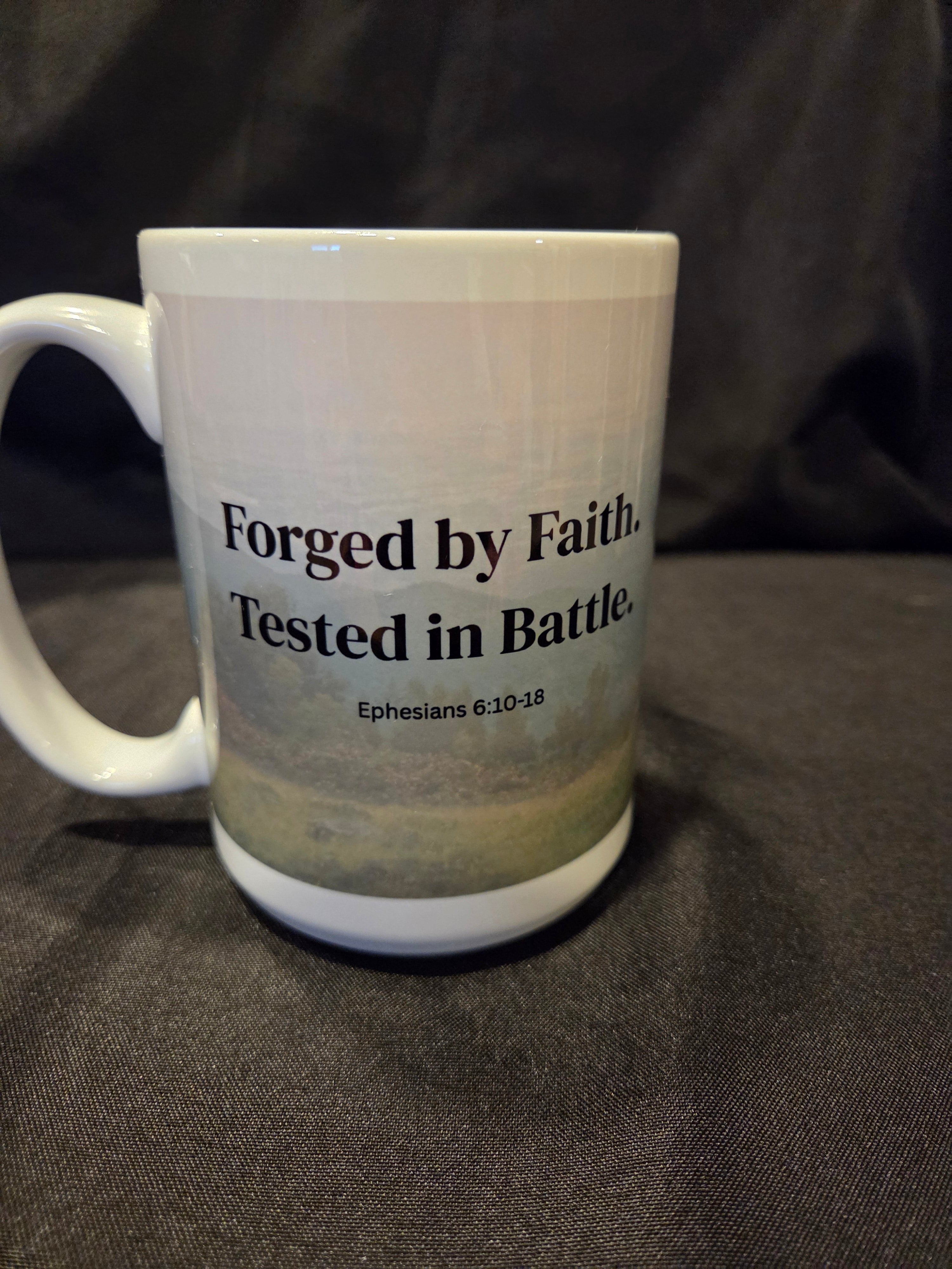 Forged by Faith Coffee Mug