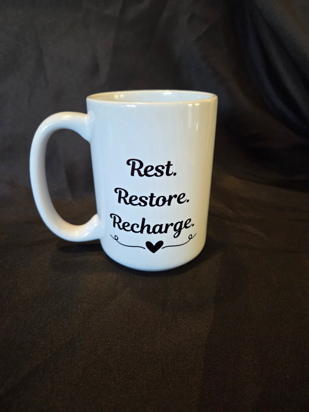 Rest. Restore. Recharge. Coffee Mug
